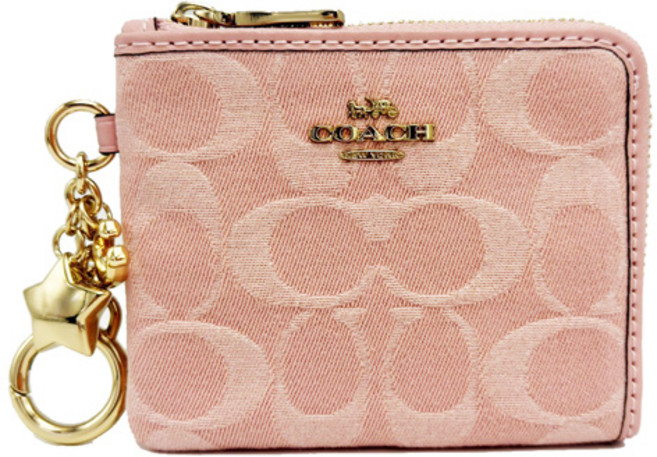 COACH 新款L型拉鍊零錢袋短夾