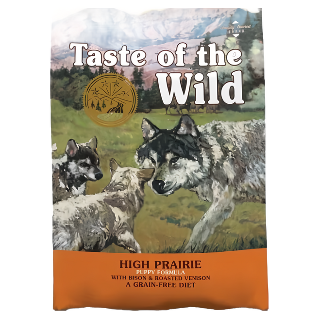 Taste of the Wild 海陸饗宴 全齡犬 低敏無雞肉配方乾糧 扁圓小顆粒, 牛肉 + 鹿肉, 2.27kg, 1袋