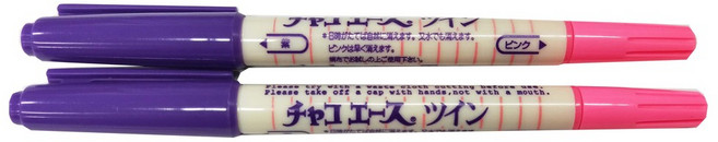 【Chako】雙頭氣消筆 空消筆 消失筆 水消筆 【佰昇國際 Baisheng】(日本原裝進口), 1個裝, 紫紅