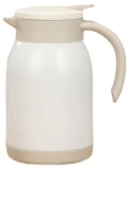 家用不鏽鋼真空保溫壺 800ml 黑色, 1個, 白色, 600ml