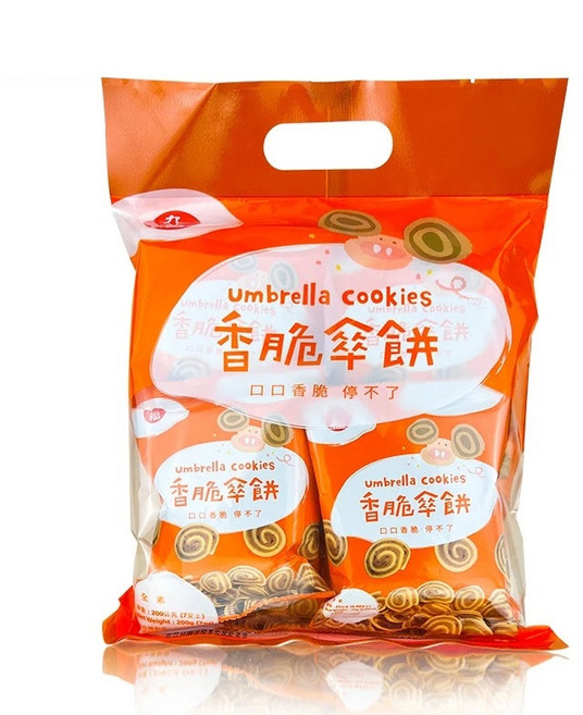 九福 香脆傘餅, 25g, 8個