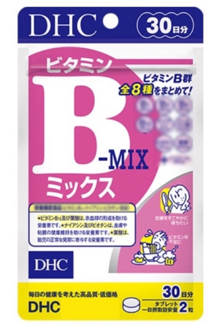 DHC 維他命B群 B-MIX 30日份, 1個, 60顆