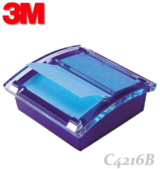3M C4216B 抽取式便條台 (適用R330S), 藍色, 1個