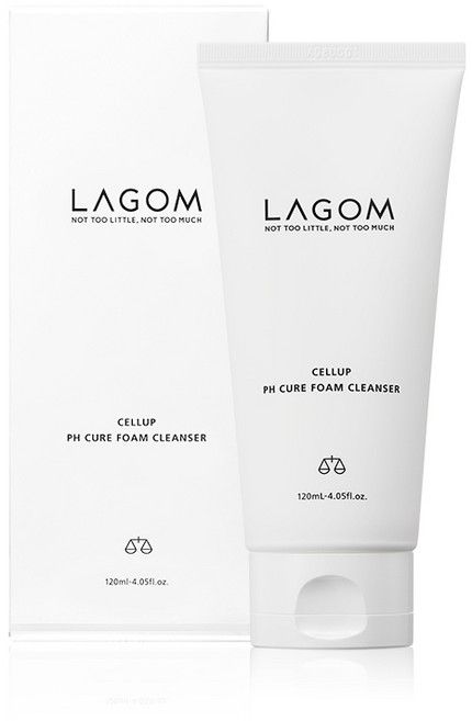 LAGOM PH新平衡修護潔顏乳 120ml 弱酸性配方 綿密泡沫 溫和潔淨 敏感肌適用, 1個