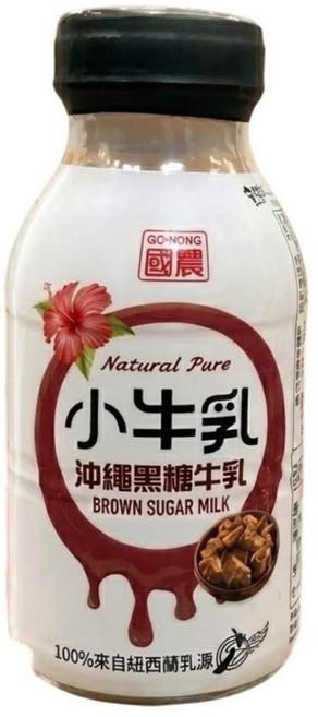 國農小牛乳 - 沖繩黑糖牛乳, 24個裝, 215ml