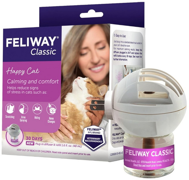 Feliway 費洛蒙 貓咪費洛蒙, 1個, 一般版插電組, 48ml, 無