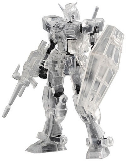 BANDAI GASHAPON 機動戰士 鋼彈 RX-78-2 CAPSULE ACTION, 1個, 3.透明款