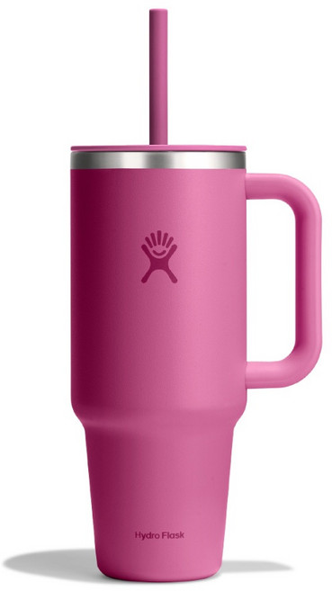Hydro Flask 40oz/1182ml 冰霸杯 【野外營】水瓶 保溫瓶 保溫杯 露營, 珊瑚礁紅, 1個