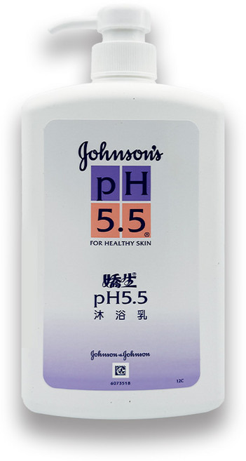 嬌生pH5.5二合一潤膚沐浴乳, 1個, 1L