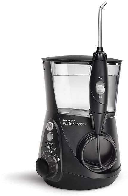 Waterpik 沖牙機 7噴頭 Aquarius 水瓶座 1年有限保固, WP-662(黑)標配7噴頭-不含牙刷頭
