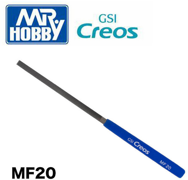 MR. HOBBY GSI Creos 匠之鑢・極 雲耀 平行細目銼筆 MF20 4mm幅, 1個