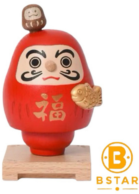 達摩 彈簧擺飾 搖頭公仔 車用擺設, 1個