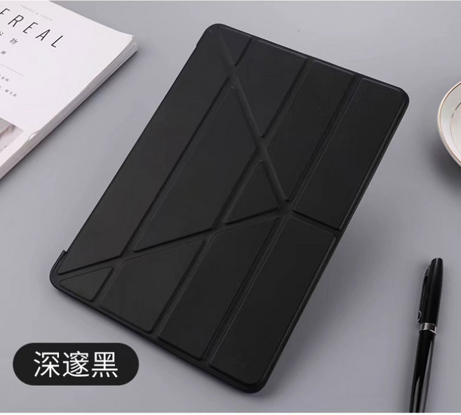 氣墊防摔 蜂巢 保護套 犀牛殼 iPad mini 5 A2133 A2124 A2126 軟殼, 1個, 變形 mini5 黑色