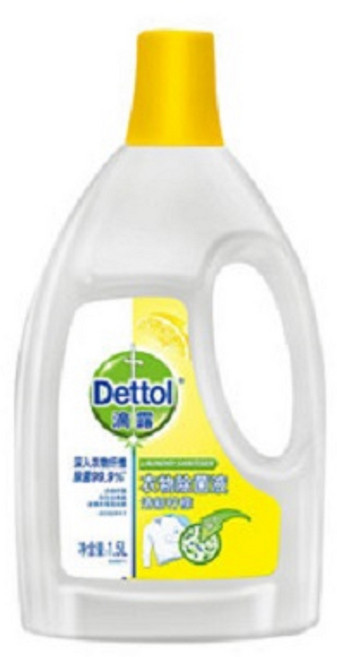 Dettol滴露 衣物除菌液 清新檸檬 1.5L, 1個