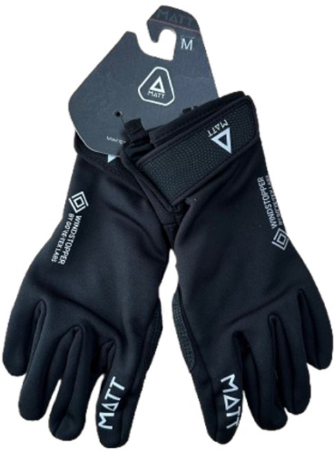 MATT Windstopper 防風保暖觸控手套 Snow Travel 雪之旅 AR-88 黑