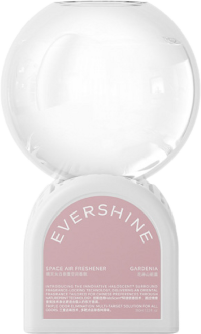 EVERSHINE空間香氛 月影丹桂香氛 倒置設計 持久清新 適用於各種空間, 1個, 350ml, 02.粉色-花神山栀露(花香調)