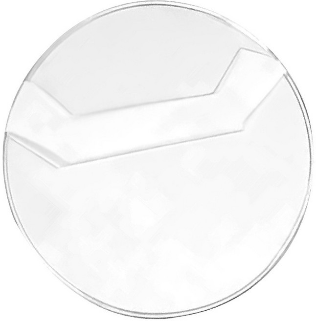 加厚雙層共50絲 徽章收納, 1個, 徽章保護套 62MM(適用58MM以下)