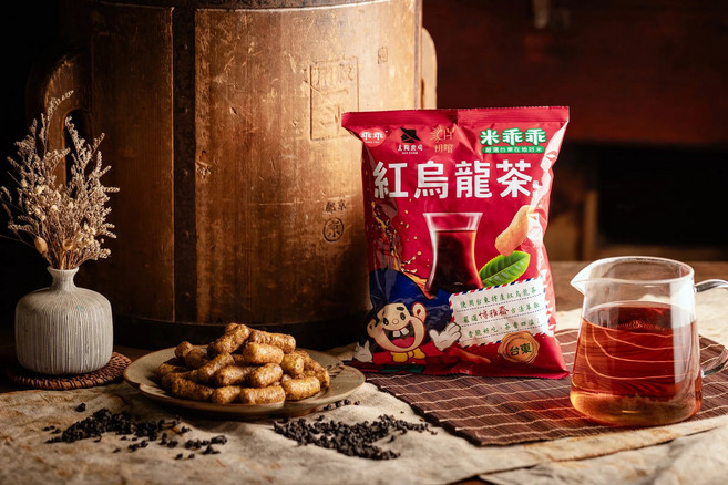 乖乖 紅烏龍茶乖乖52g 12入 台東茶風味箱購零食, 12個, 52g