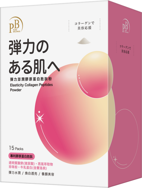 PURE BALANCE 彈力澎潤膠原蛋白胜肽粉, 每份 5公克±5%, 15個