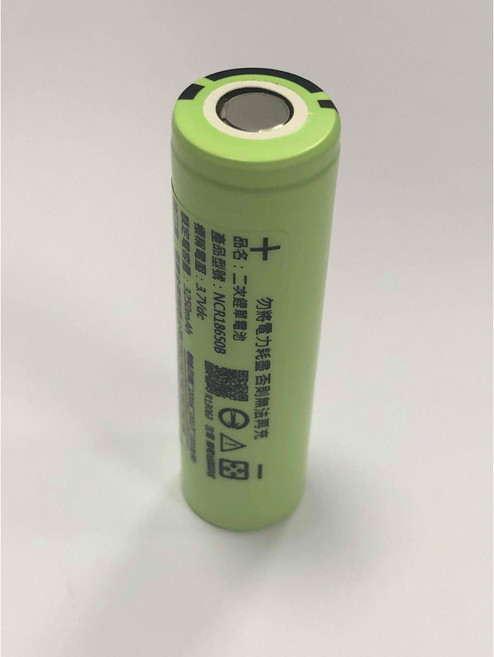 Panasonic 松下 18650 鋰電池 NCR18650BE0 3200mAh BSMI認證 R38621, 1個, 綠色皮日本原裝3400mAh-平頭, 3400mAh