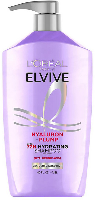 L'OREAL PARiS 巴黎萊雅 E-Luv 玻尿酸豐盈洗髮精, 1個, 1.18L