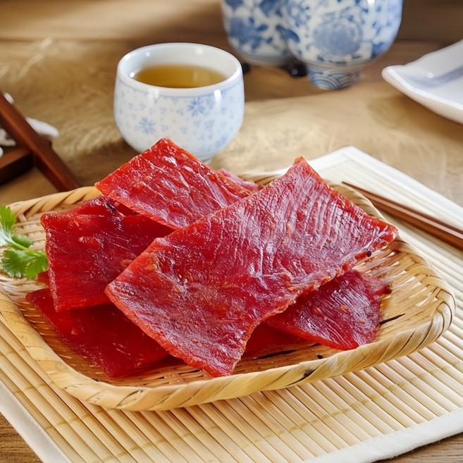 健康本味 碳烤豬肉切片 蜜汁肉乾 珍味豬肉切片, 1個, 碳烤豬肉切片2包, 130g