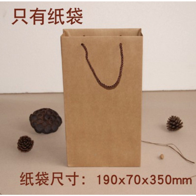 8粒裝 月餅盒 半透明磨砂 月餅包裝盒 適用於雪媚娘 蛋黃酥 牛軋糖, 牛皮 手提袋18*6*33CM, 1個