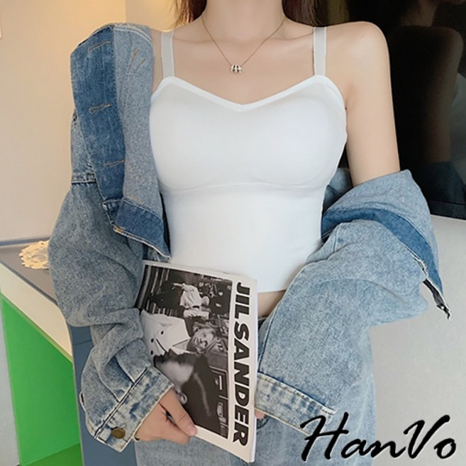 HanVo 粗肩帶可調式小可愛 A09-5060