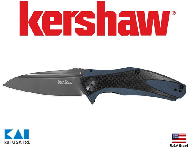 Kershaw Natrix 折刀 輕量化 專利Sub-Frame鎖定 碳纖維柄 KS7007CF, 1個