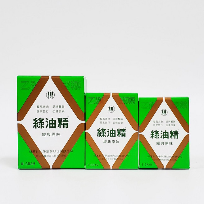 新萬仁 綠油精 經典原味 3g 5g 10g, 1個