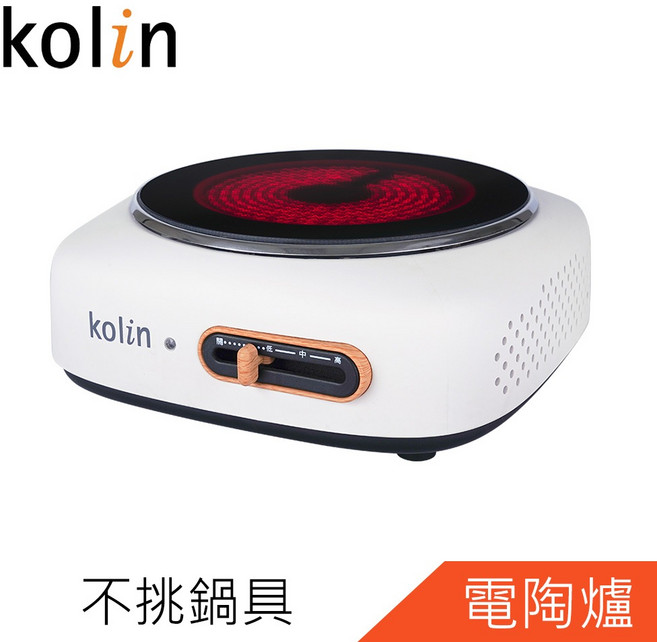 Kolin 歌林 不挑鍋 黑晶電陶爐 KCS-LN1016, 詳見包裝, 詳見包裝