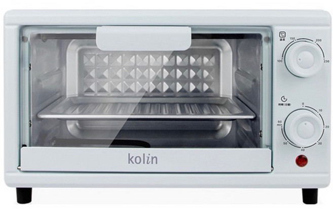 kolin 歌林 10公升雙旋鈕電烤箱, 蒂芬妮綠
