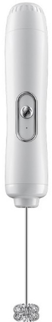 手持攪拌棒 打泡器 料理棒, 電動奶泡機-白色