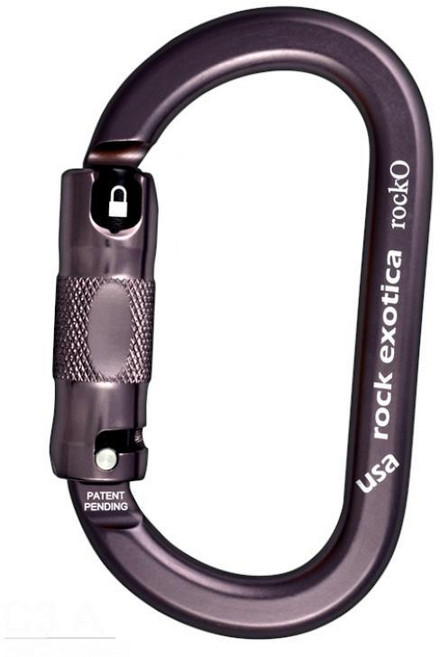 Rock Exotica rockO Autolock O型鉤環 自動鎖O型環 勾環, 原色 C3 A, 1個