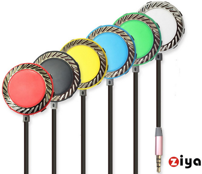 ZIYA 音源分享器 3.5mm 一對八 魔法餅乾 加線款(顏色隨機), 1個