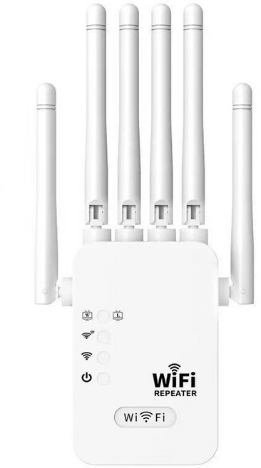 WIFI無線訊號延伸放大器 六天線, 1個, 六天線放大器