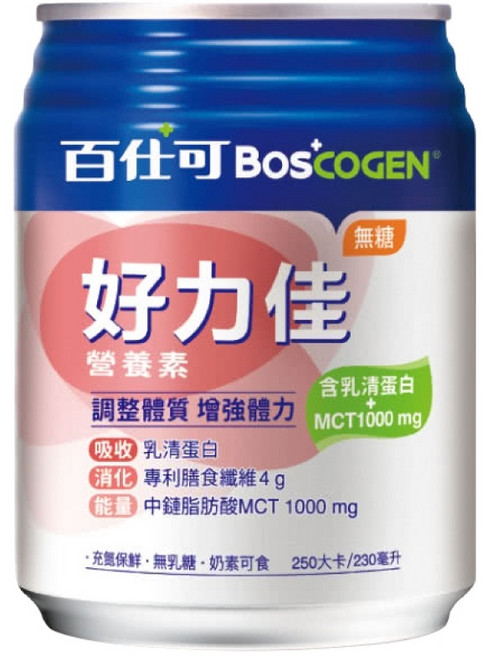 百仕可 好力佳 無糖口味 營養素, 230ml, 24罐