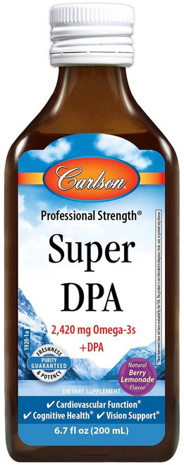 Carlson 超級DPA 2 420毫克 天然莓果檸檬水風味, 1個