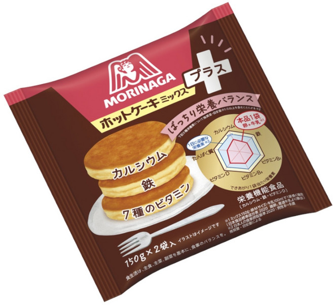 MORINAGA 森永 絕品鬆餅粉Plus 2入, 1個, 300g