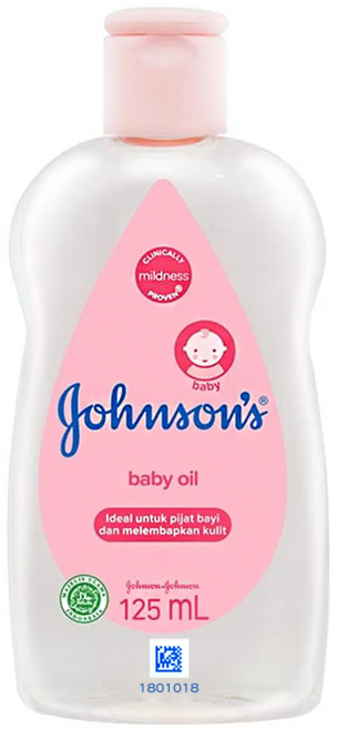 【Johnson's 嬌生】嬰兒潤膚油護膚油-中性肌膚【兔雜tuzha】, 125ml, 1瓶
