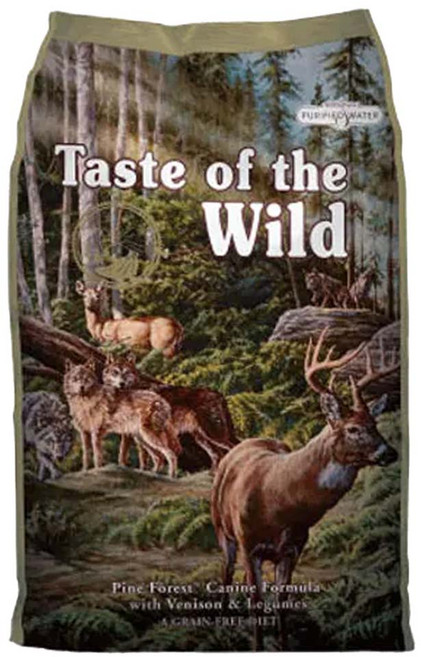 Taste of the Wild 海陸饗宴 全齡犬 狗糧, 松林鹿肉鷹嘴豆, 12.2kg, 1袋