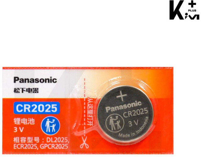 Panasonic CR2025 CR2032 23A 27A 鈕扣鹼性電池【Kim Plus】, 1個, CR2025 鈕扣型電池【單顆】