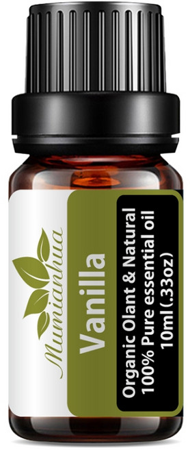 Mumianhua 香草(Vanilla) 精油 100%天然植物萃取, 1個, 10ml, 香草