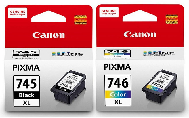 CANON PG-745XL CL-746XL 原廠墨水匣 含台灣保固標籤貼 PG745XL MG2470 TR4670, 1個, 745XL+746XL正原廠台灣標籤, N/A