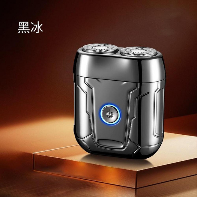 合金電動剃鬍刀 乾濕雙剃 IPX6防水 Type-C快充, 黑冰, 如圖