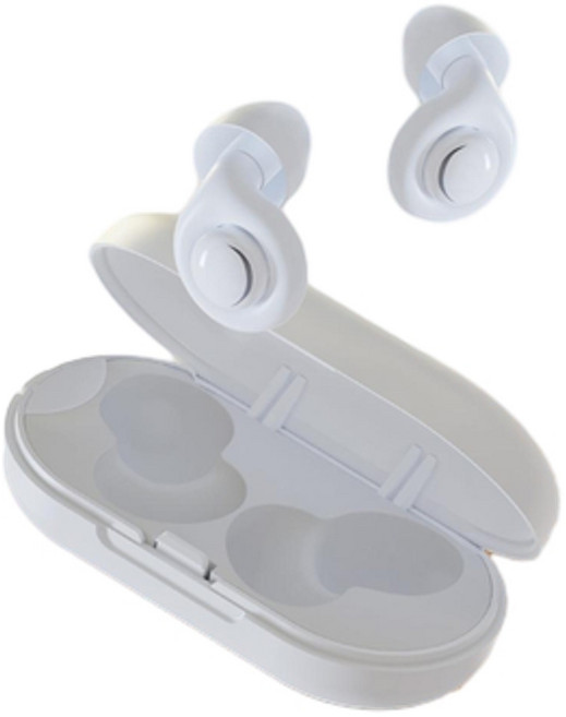 HANQI 睡眠專用強效降噪隔音耳塞, 1個, 2個