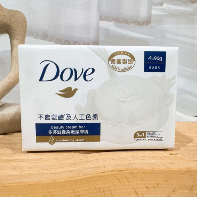 Dove 多芬 潔膚塊 滋養柔嫩 清爽水嫩 4入組 台灣公司貨, 1盒
