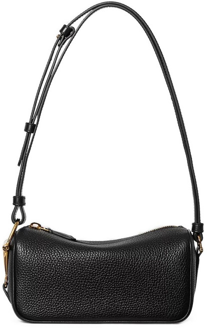 구찌 mini Half Horsebit grained-leather shoulder bag