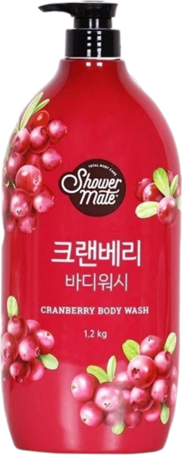 Shower Mate 蔓越莓沐浴乳1.2 kg, 1.2kg, 1個
