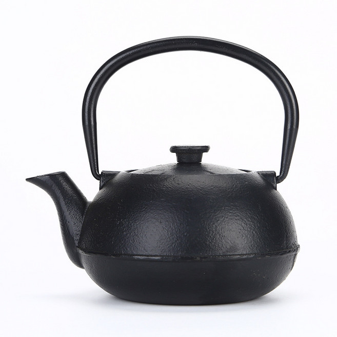 鑄鐵茶壺 喜上眉梢 300ml, 素壺黑300, 1個